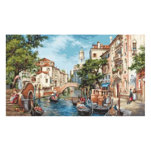 (image for) The Streets of San Polo Counted Cross Stitch Kit (25ct)